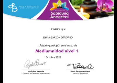 Certificado Medium nivel 1